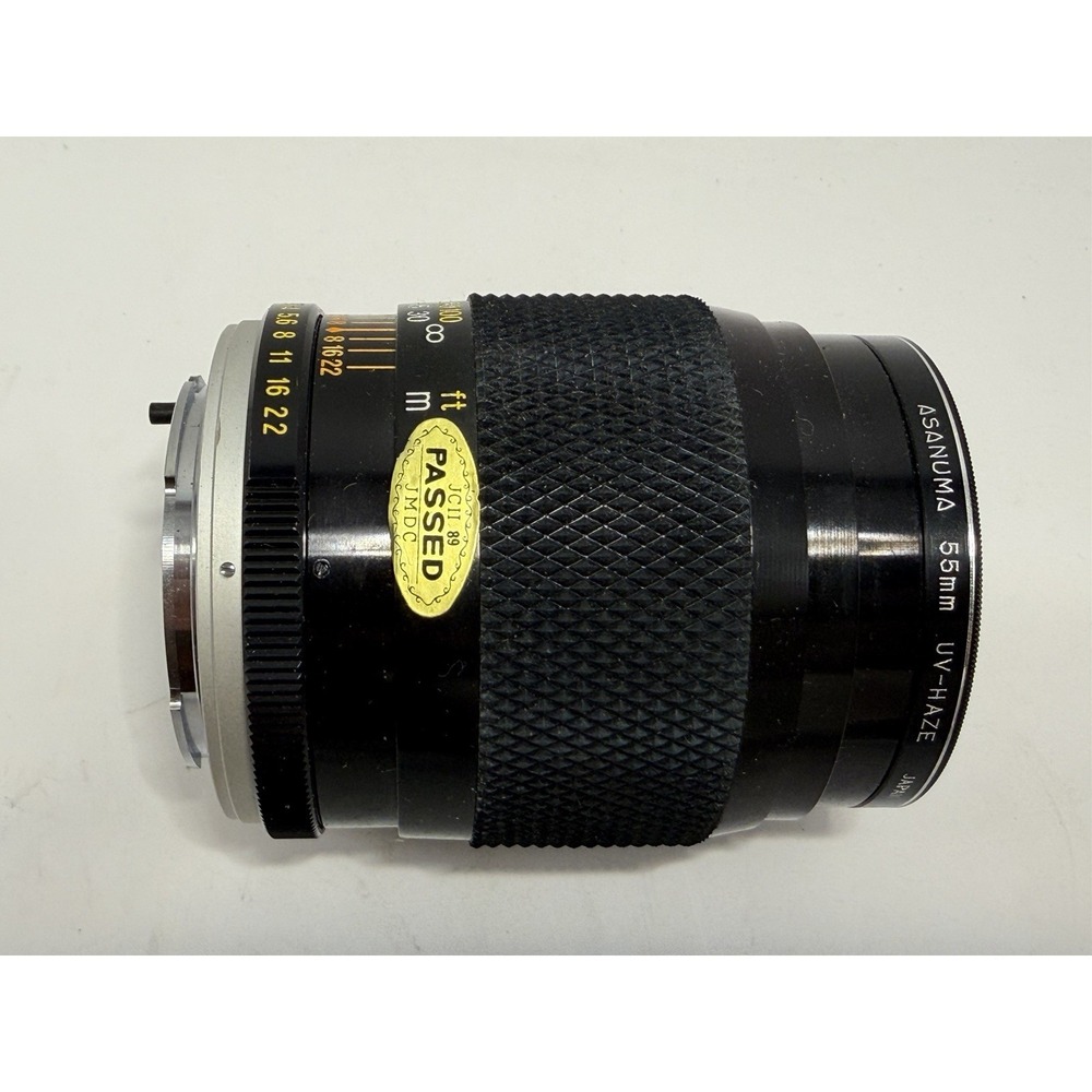 YUS Asanuma 135mm f/2.8 Telephoto Lens Japan w/ Asanuma‎ 55mm UV Haze Filter